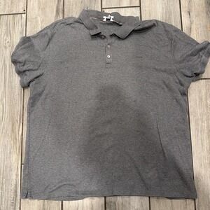 Men's Calvin Klein Polo Collared Shirt XXL Gray